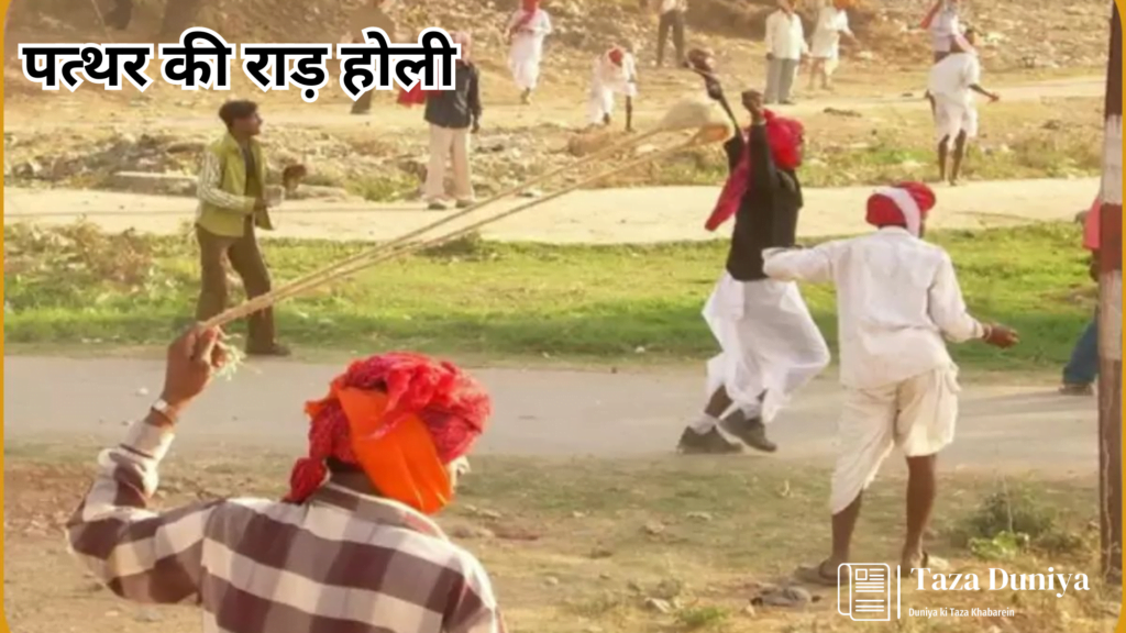 पत्थर की राड़ होली (राजस्थान) : विभिन्न प्रकार की होली