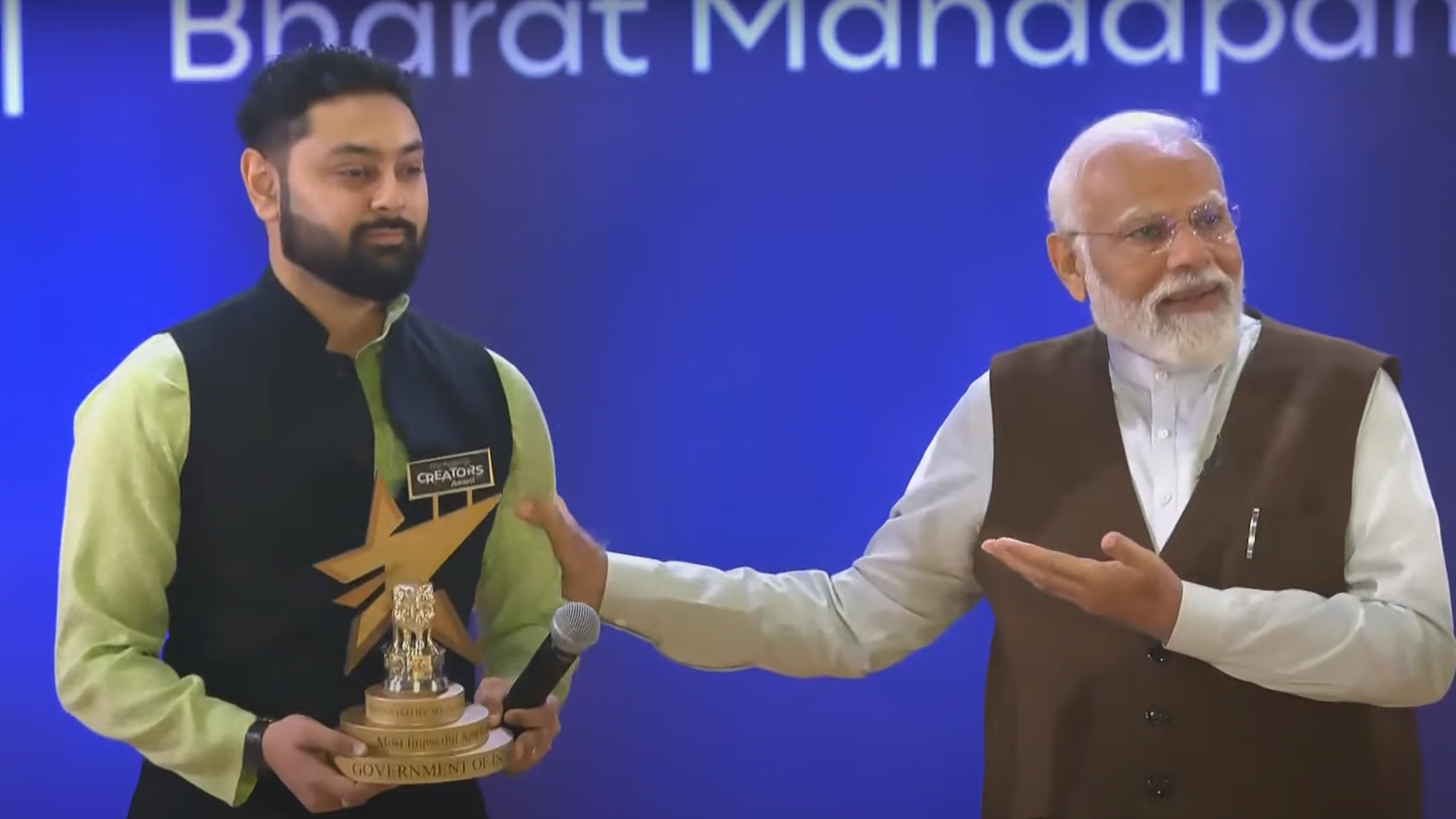 प्रधानमंत्री मोदी ने नेशनल क्रिएटर्स अवॉर्ड्स कार्यक्रम में युवाओं को सम्मानित किया 6 नेशनल क्रिएटर्स अवॉर्ड्स